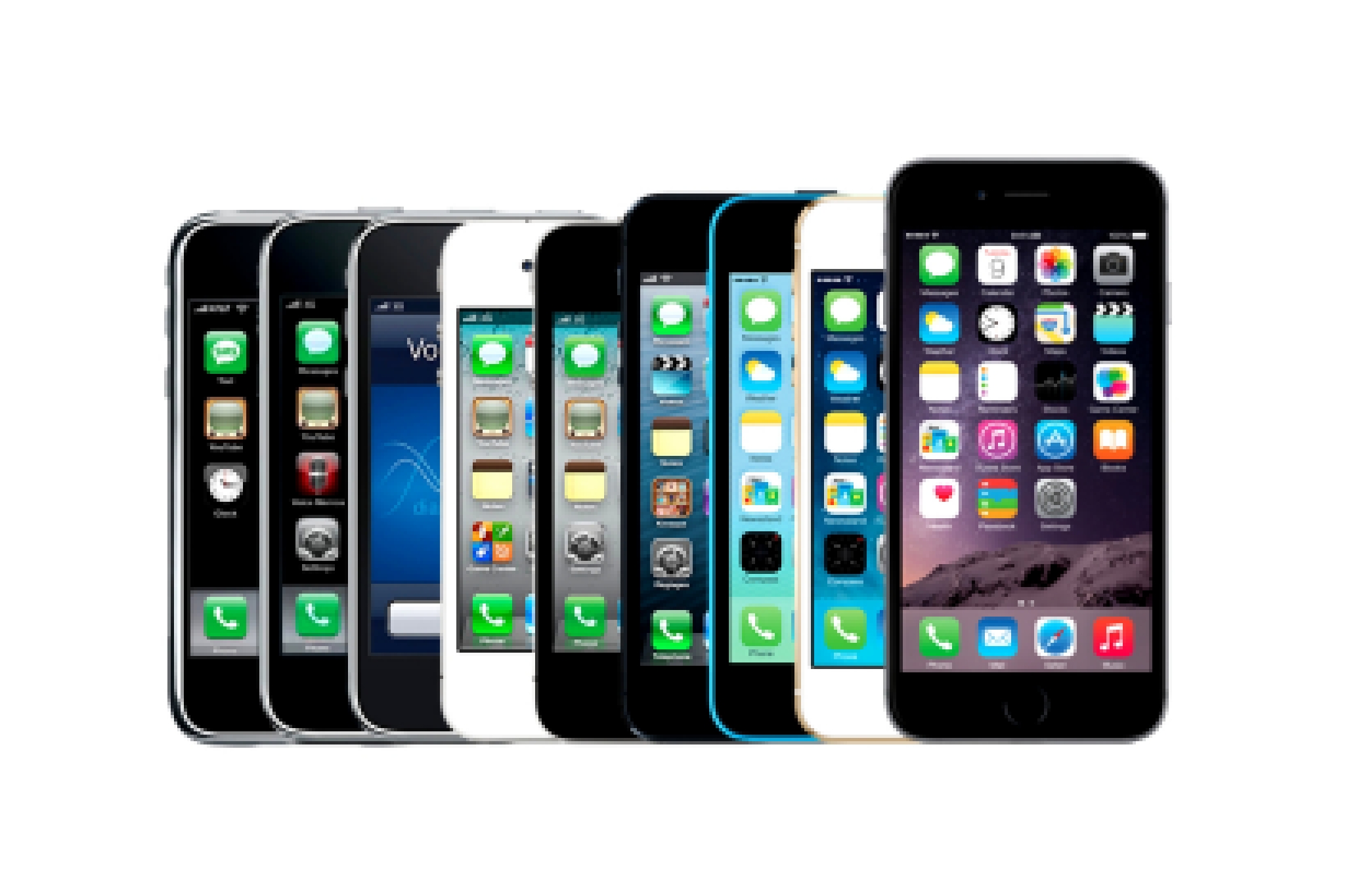 Iphone a. Apple iphone 1. Iphone 2g. Айфоны в ряд. Поколение айфонов.