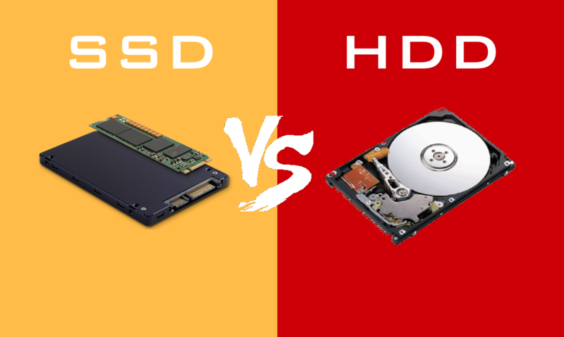 Сравнение HDD с SSD