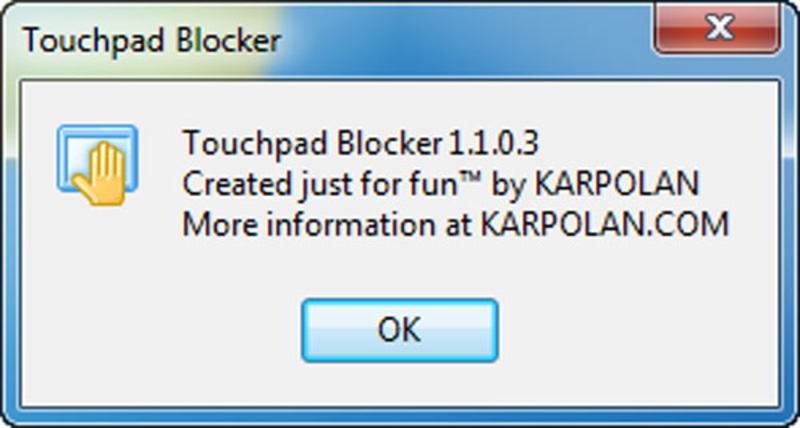Touchpad Bloker